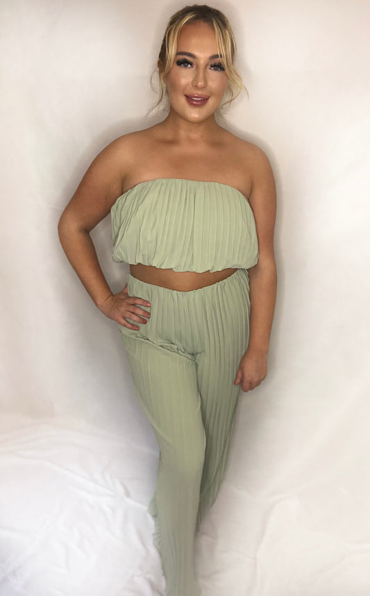 Mint Green Trouser Co-Ord Set