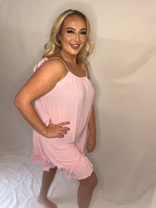 Pink Frill Dress